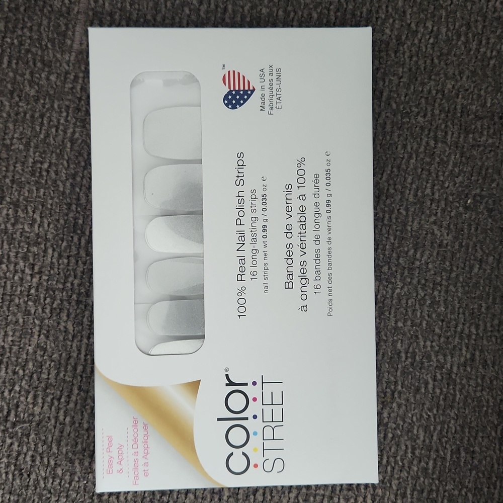 Color Street Nail Strips Silver Lust